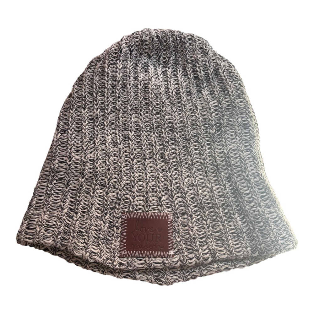 3/$15 Love your melon black and white beanie